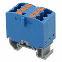 PTFIX 6X2,5-NS35A BU - Bloc distributeur
