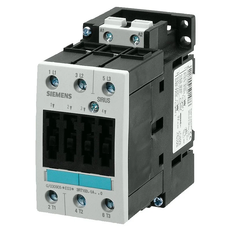 Contacteur de puissance, AC-3 32 A, 15 kW / 400 V 400 V CA, 50 Hz, 3 pôles, taille S2 borne à vis !!! Produit en fin de vie !! Le successeur est SIRIUS 3RT2 Successeur préféré : >>3RT2027-1AV00<<
