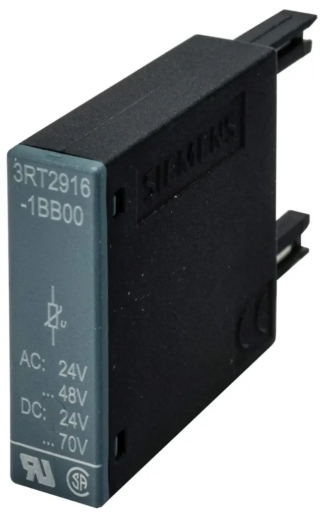 Limiteur de surtension, varistance, 24-48 V CA, 50/60 Hz, 24-70 V CC, pour contacteurs 3RT2.1 et contacteurs auxiliaires 3RH2