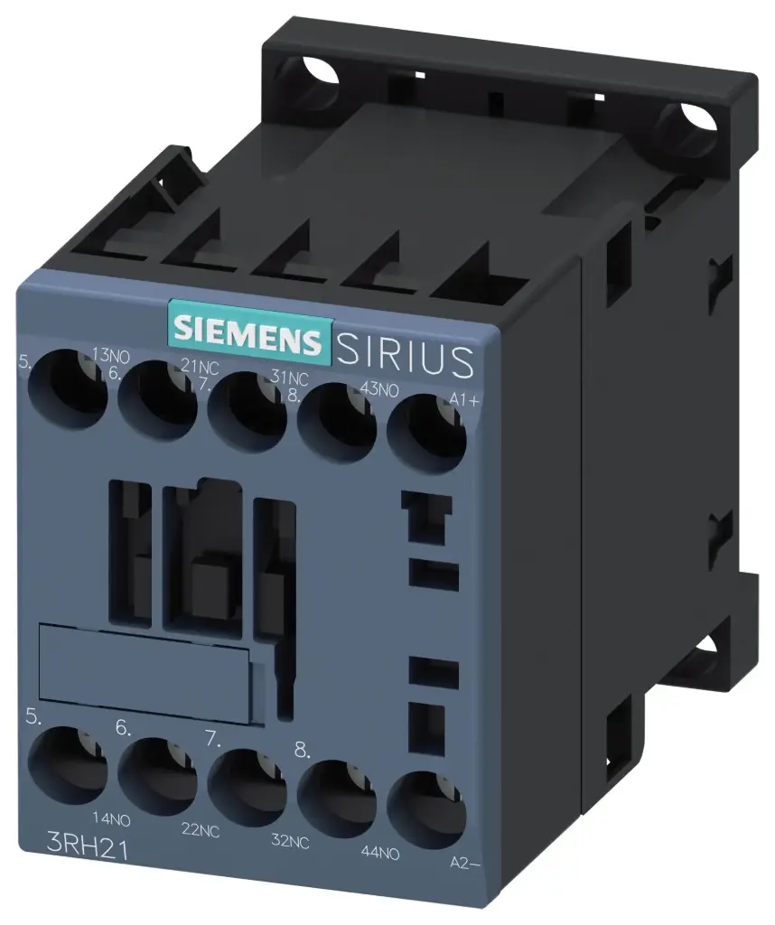 Contacteur auxiliaire, 3 NO + 1 NF 24 V DC, bornes à vis, taille S00