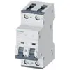 Disjoncteur modulaire 400V 10kA, 2 pôles, C, 6A, T=70mm 