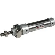 C(D)85, Vérin aux normes ISO, double effet, simple tige - Alésages (mm) : 8, 10, 12, 16, 20, 25 - Courses standard jusqu'à 300 mm - Compatible avec les détecteurs