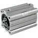 [CQ2B25-20D] Vérin Iso Amort Elast à Tenon A.25-C.60 sans détecteur avec un aimant et un double effet.