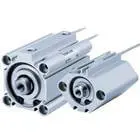 [CDQ2B20-5DZ] C(D)Q2, Vérin compact, double effet, simple tige avec rainure de fixation du détecteur - alésage (mm): 12, 16, 20, 25, 32, 40, 50, 63, 80, 100 - taraudage de l'orifice: M (12 à 25); Rc, NPT ou G (32 à 100) - Possibilité de monter des détecteurs compacts sur les 4 côtés.