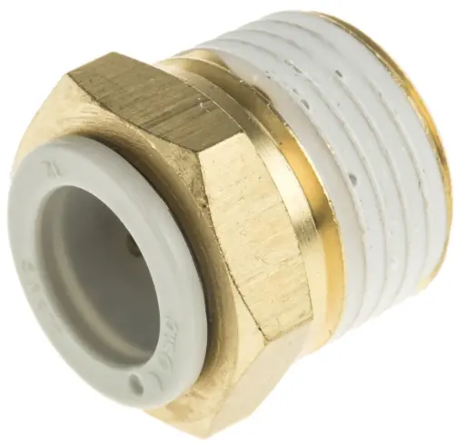 [KQ2H12-04AS] Raccord droit mâle R 1/2 diamètre D12