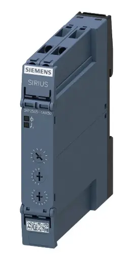 [3RP2505-1AW30] Relais temporisé, multifonction 1 contact inverseur, 13 fonctions 7 plages de temps (0,05  s...100 h) 12...240 V CA/CC pour 50/60 Hz CA avec LED, Borne à vis