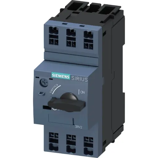 [3RV2011-0EA20] Disjoncteur de taille S00 pour la protection des moteurs, CLASS 10 Déclencheur de surcharge à temps dépendant 0,28...0,4 A Déclencheur de court-circuit 5,2 A Borne à ressort pouvoir de coupure standard