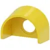 [3SU1900-0DY30-0AA0] Rehausse de protection pour Bouton-poussoir coup de poing d'arrêt d'urgence avec ou sans serrure RONIS, design 22 mm, jaune, matière plastique