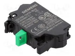 [3SU1400-1AA10-1BA0] Module de contact avec 1 élément de contact, 1 NO, bornes à vis, pour montage sur plaque frontale, quantité minimale de commande 5 ou un multiple de un
