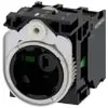 [3SU1501-1AG60-1NA0] Support, triple plastique, 1 NO, 1 NO, module LED, blanc, 6-24 V CA / CC borne à vis