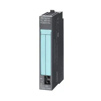 [6ES7132-4HB12-0AB0] IMATIC DP, 5 modules électroniques ET 200S: relais 2 DQ (contact inverseur) 24V-48V CC/5A, 24V-230V CA/5A, largeur de construction 15mm, sortie de la valeur de remplacement colisage = 5 unités