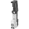[6ES7193-4CD30-0AA0] SIMATIC DP, embase TM-P15C23-A0 pour ET 200S pour Power Modules, 15mm bornes à ressort (Cage-Clamp) 2x3 raccordements par bornes avec accès aux bornes sur AUX1, AUX1 interrompu